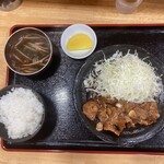 たぼやん - トンテキ定食　¥1,000