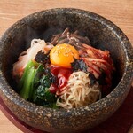 stone grilled bibimbap