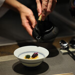 [Guaranteed counter seats in front of the iron plate] TATARA Omakase Course 30,000 yen (tax included)