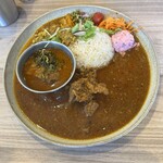 カリーアンダーソン - 3種合いがけカレー　