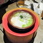 ミアスタンド - シラスとそら豆のアヒージョ