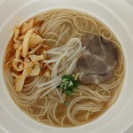 Yaohide - 黄金のスープの徳島ラーメン三八：具材はネギを除き別途調達