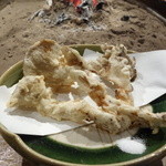 柳家 - 舞茸と平茸の天ぷら（１０月）