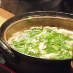 柳家 - この時期の定番、鮎松茸雑炊（１０月）