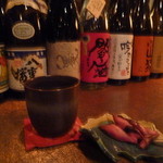 ビキールビキール - 今日の「よかったら食べますか？メニュー」の、「みょうがの甘酢漬け」