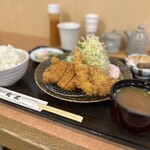 とんかつ和泉 - ミックスフライ定食