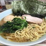 ラーメン 武蔵家 中野本店 - のり玉ラーメン中 1050円。