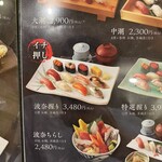 すし波奈 大宮そごう店 - メニューの写真