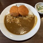 カレーハウス CoCo壱番屋 - クリームコロッケカレー＋オクラ山芋