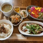 Orugan Kafe - ふんわり鶏つみれ、照りタレ＆マヨ
