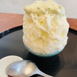 こひる庵 - 本日も味見氷はずんだチーズ！