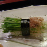丸萬寿司 - 芽ネギ