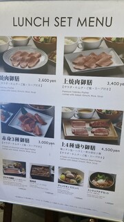 焼肉チャンピオン - メニュー1