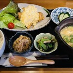 Denden Den - チキン南蛮定食（1,400円）＋冷汁（200円）