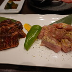 Yakiniku Genta - はらみ(たれ)【1,190円】鶏セセリ【800円】