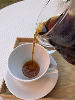 HARIO CAFE Karuizawa Ando Bijutsukan Ten - Pouring