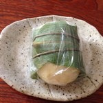 福寿茶屋 - あんこが入った笹まんじゅう￥１１０