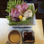 比良山荘 - 鯉の洗い