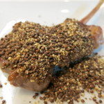 うずまき 別館 - 仔羊のグリル、ごまのソース