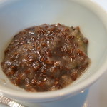 うずまき 別館 - 赤米と牛蒡の炒め物