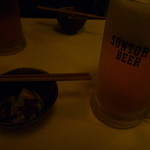 Inaho - お通しと生ビール