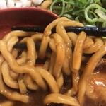 ラーメン濃厚軍団 - こってりブラック　麺