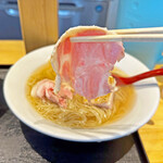 超純水採麺 天国屋 - 豚のレアチャーシュー