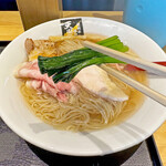 超純水採麺 天国屋 - 小松菜