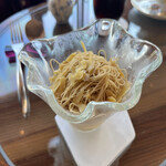 表参道うかい亭 - 厳選牛ランチコース１３２００円。モンブラン。搾りたてでしょうか？　栗の美味しさを堪能しました。