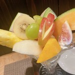 蔵カフェ 草風庵 - 季節のフルーツパフェ