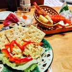 魚金 - ポテトサラダ＆玉手箱