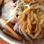 極太濁流ラーメン ら・けいこ - 汁なし　￥740　　メンマ　￥50 　炙り煮豚　￥350 201310