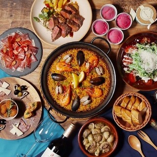 ★All-you-can-eat★3 hours of all-you-can-drink included, 13 hearty dishes