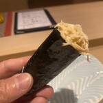 鮨処 有馬 - 毛蟹巻き