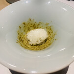 鮨処 有馬 - 肝ソース・シャリ