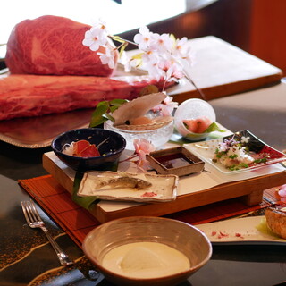 [5 types of dinner, 4 types of lunch] Course where you can enjoy Kuroge Wagyu beef and seasonal ingredients