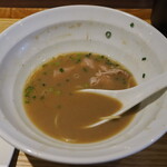 NIBOSHI MANIA - 底に残ったスープ