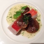 ヴァリノール - 金目鯛、焼きは軽く柔らかい。