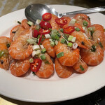 紅毛港海鮮餐廳 - 店の売り？呼称檸檬エビ炒め