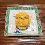あさば - 水茄子 衣揚げ うに