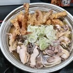 肉そば 藤七 - 肉そば並盛■げそトッピング
