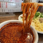 広島風冷しつけ麺・楽 - 