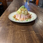 Steamed pork salad with plenty of cabbage