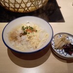 Torafugutei - 〆の雑炊に　少しポン酢を入れるのが好きです。