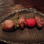 串焼き 源's - 超熟成 飛騨牛極上肉串