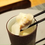 一六四 三上ル - 地鶏のスープ