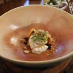 il tram - ブラータチーズと柿