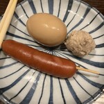 おでん専門店 べんがらや - 卵、つくね、ソーセージ