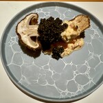みえ田 - 松茸、キャビア、いぶりがっこのタルタル