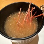 みえ田 - 海老のお味噌汁